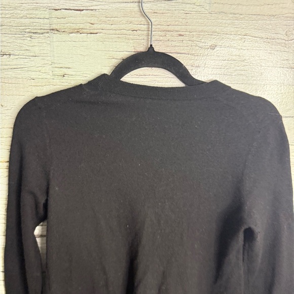 Proenza Schouler dress long sleeve blue black wool silk size xs oversized - Picture 5 of 10